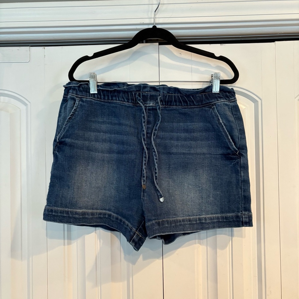 Kancan Denim Drawstring Waist Shorts‎ Size XL